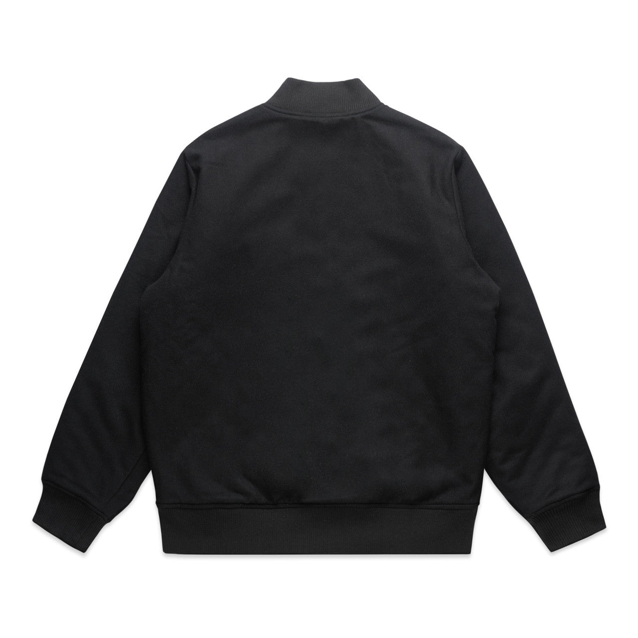 Felt Bomber Jacket Black - Back