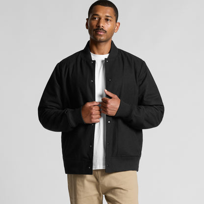 Felt Bomber Jacket Back