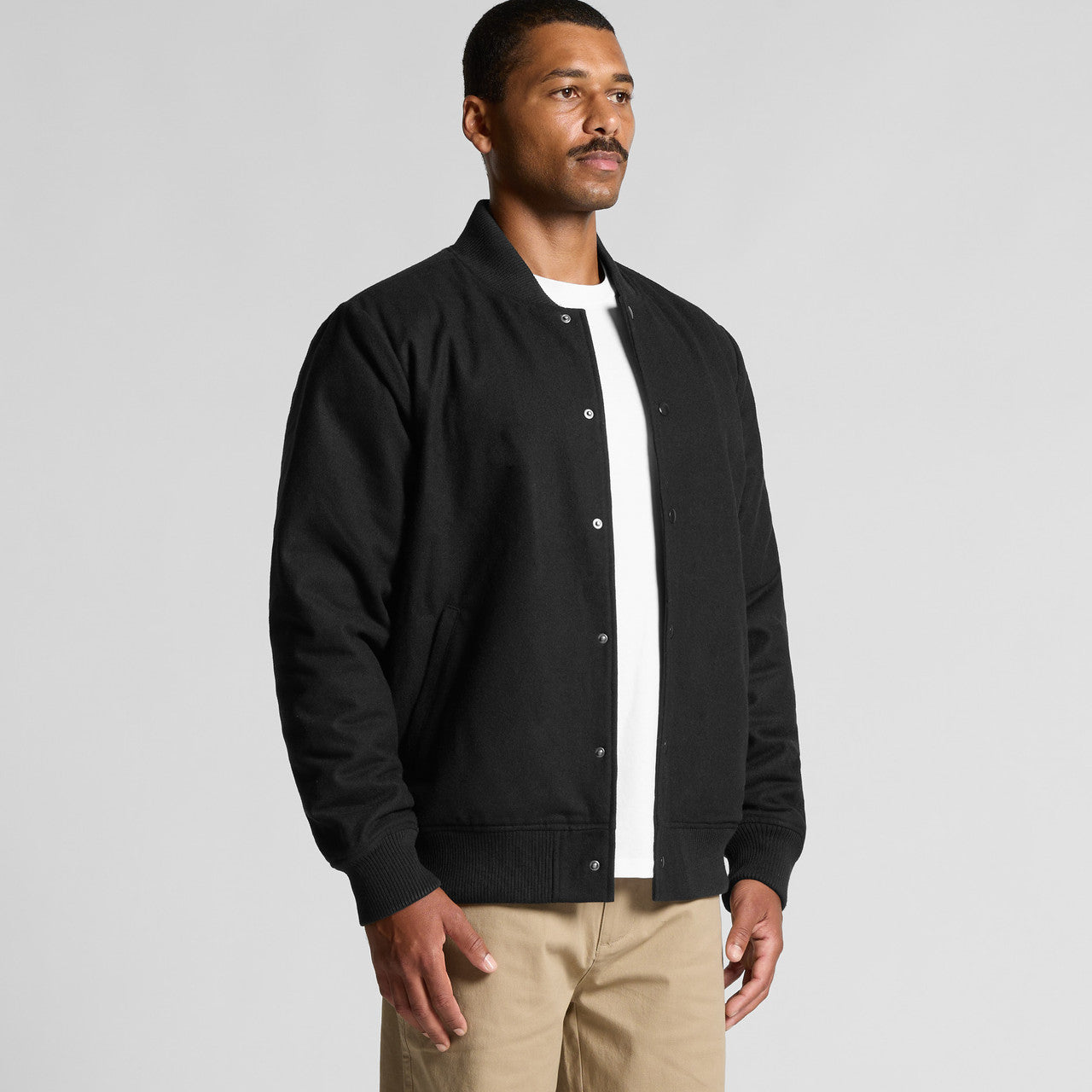 Felt Bomber Jacket Turn