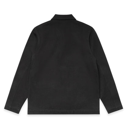 Canvas Chore Jacket Black - Back