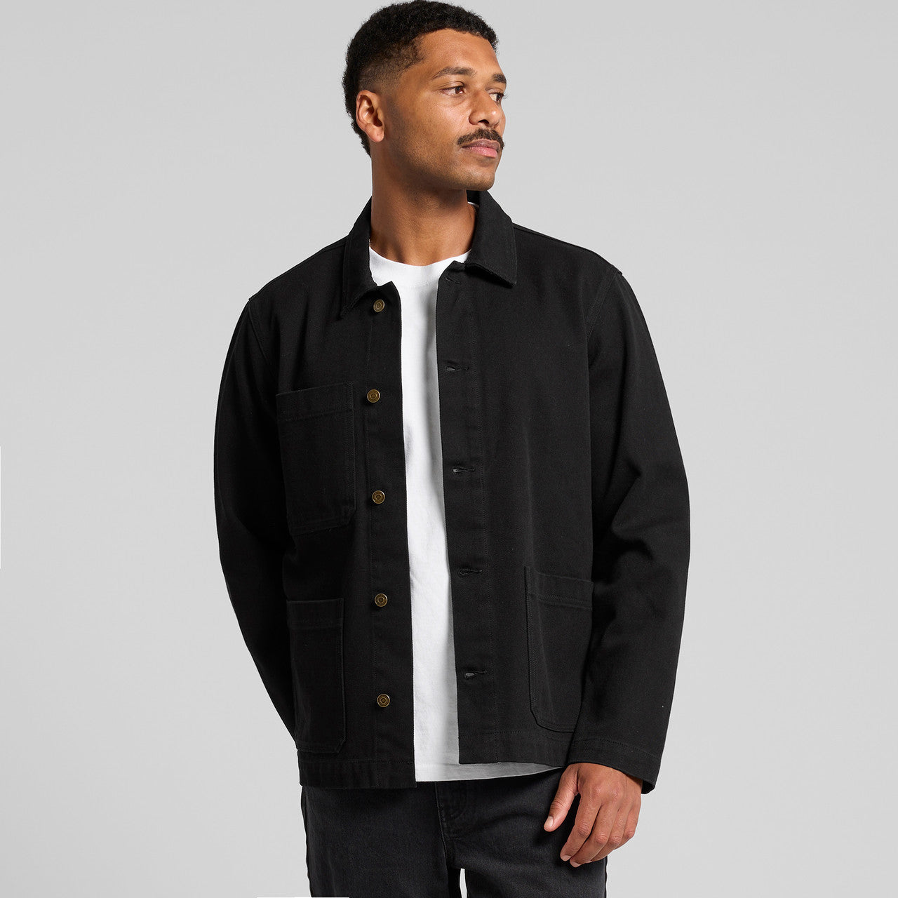 Canvas Chore Jacket Back