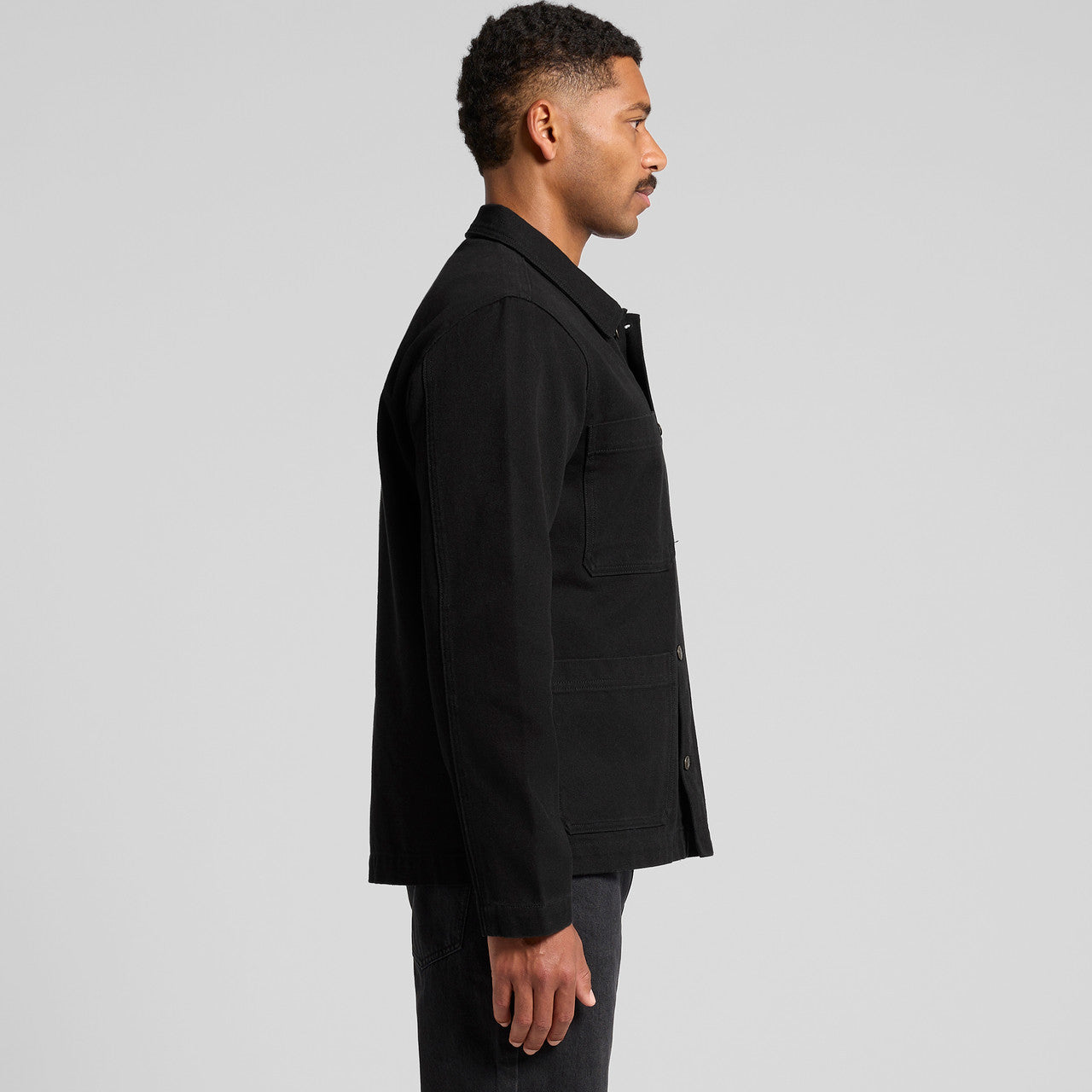 Canvas Chore Jacket Side