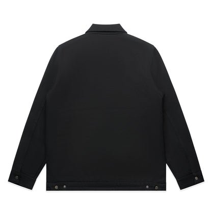 Canvas Heavy Jacket Black - Back