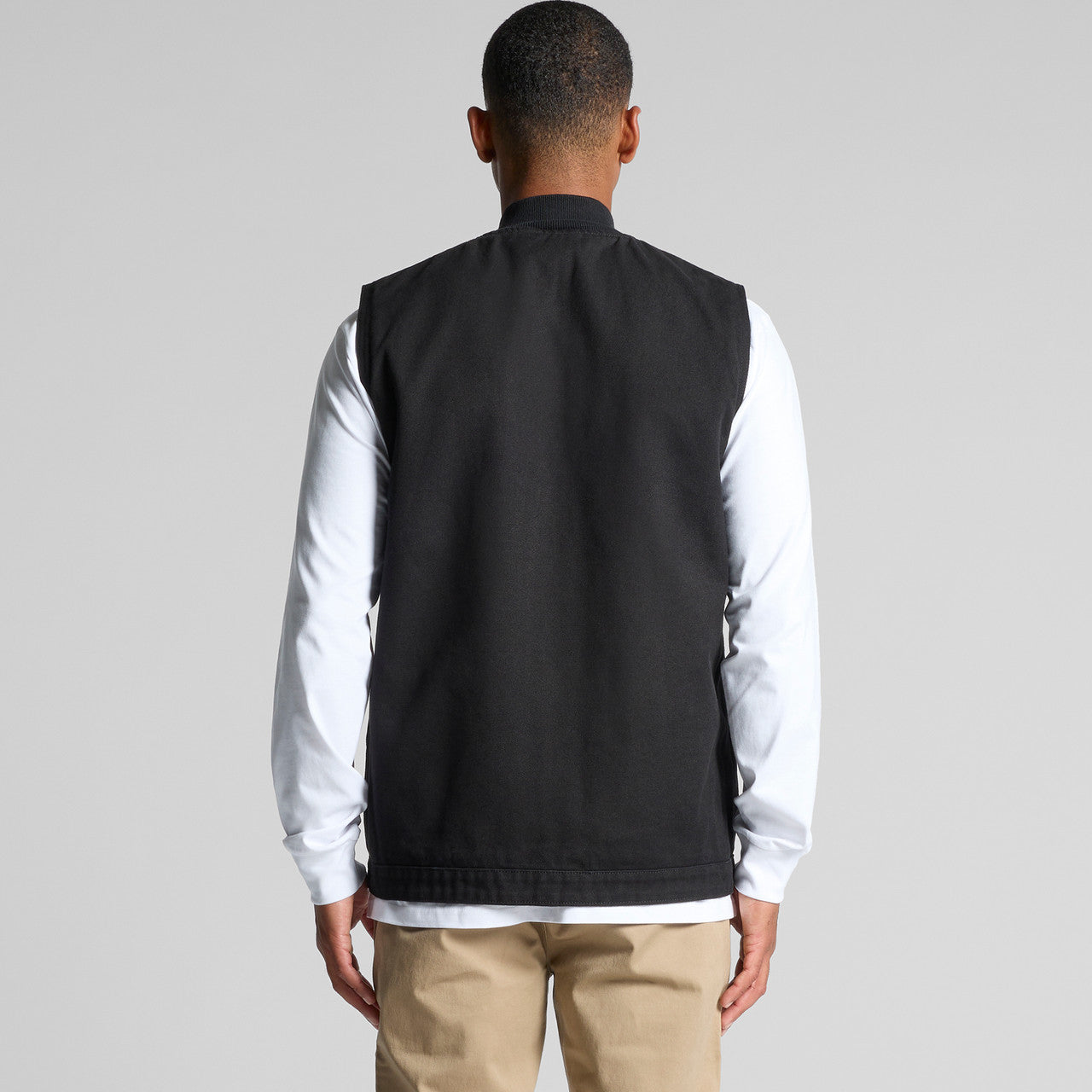 Canvas Heavy Vest Back