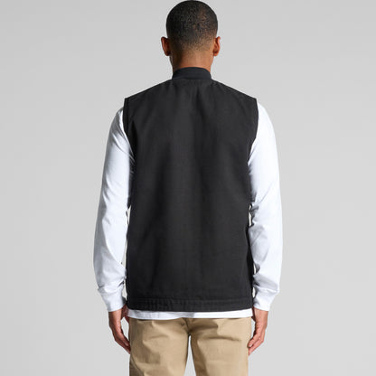 Canvas Heavy Vest Back