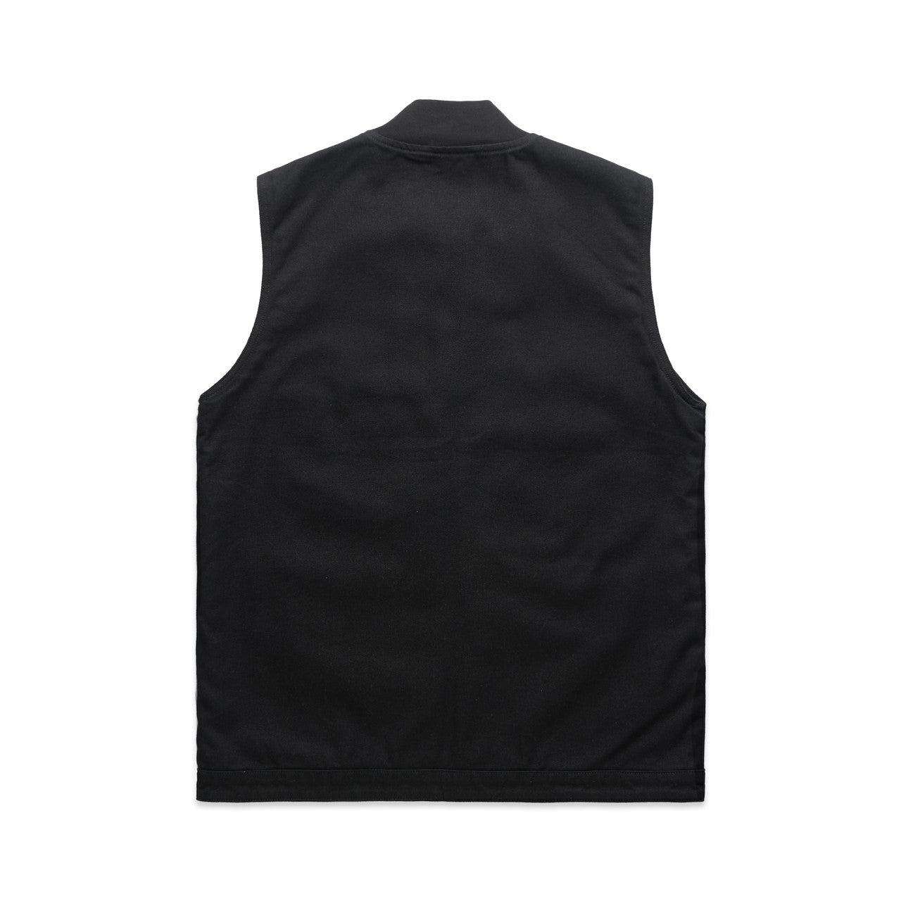 Canvas Heavy Vest Black - Back