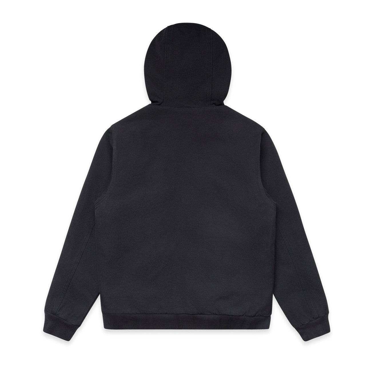Canvas Bomber Hood Jacket Ink Blue - Back