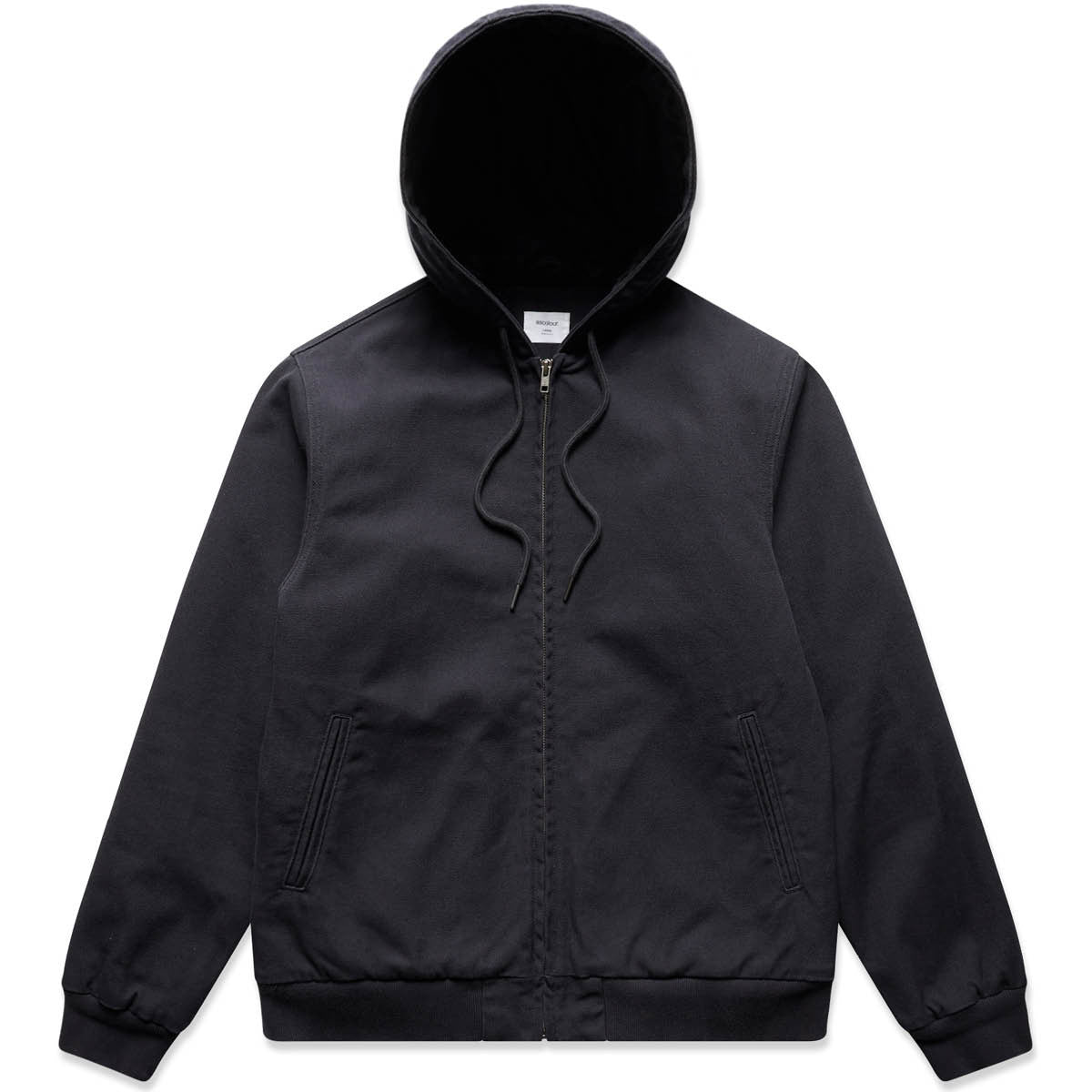 Canvas Bomber Hood Jacket