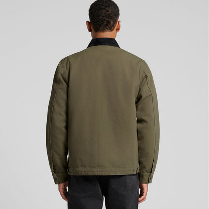 Canvas Cord Collar Jacket Back