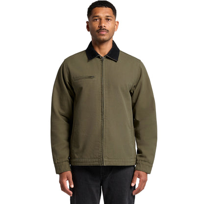 Canvas Cord Collar Jacket Front