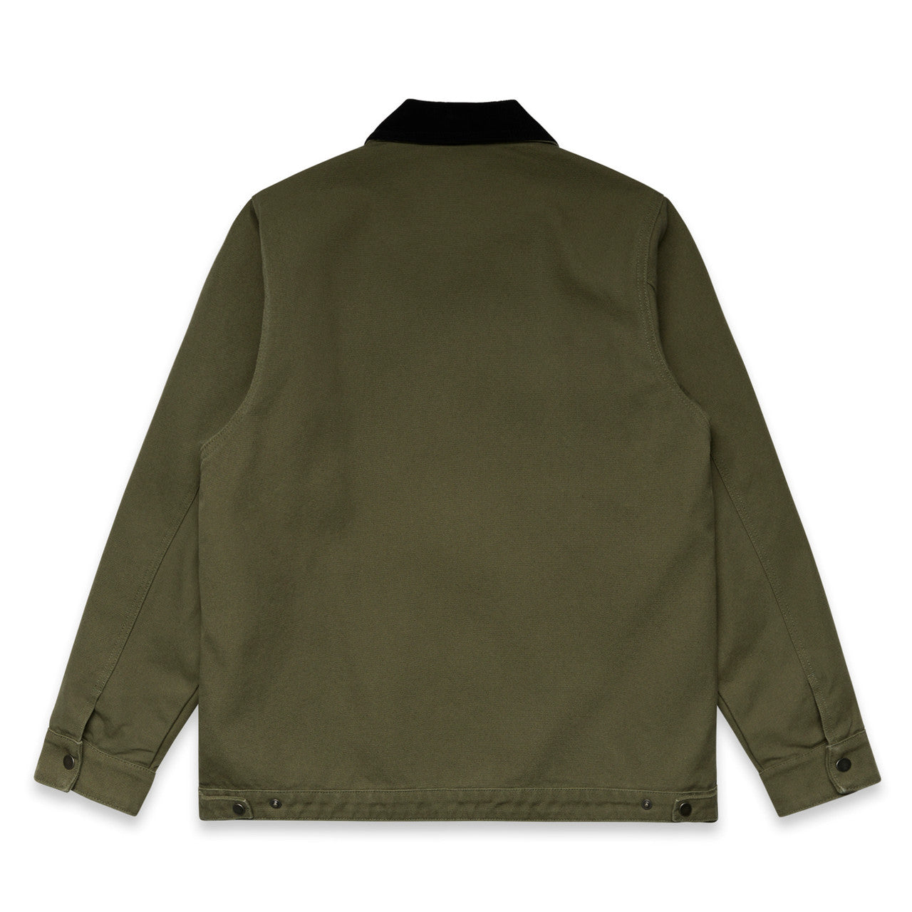 Canvas Cord Collar Jacket Army - Back