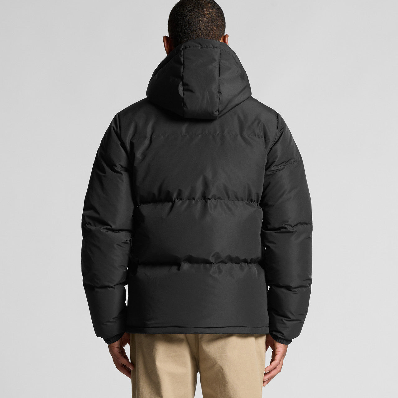Hooded Puffer Jacket Back