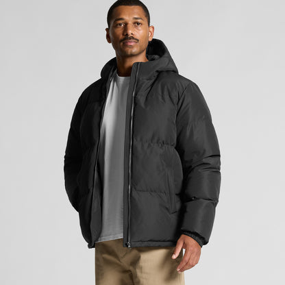 Hooded Puffer Jacket Back