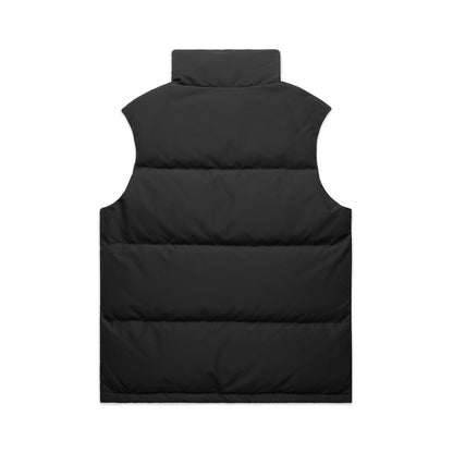 Puffer Vest Black - Back
