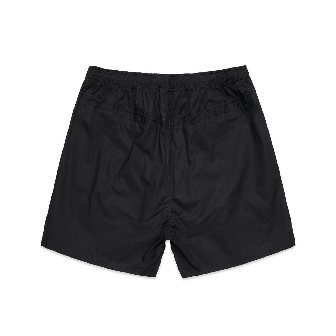 Beach Shorts 17" Black - Back