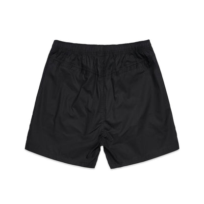 Beach Shorts 17" Black - Back