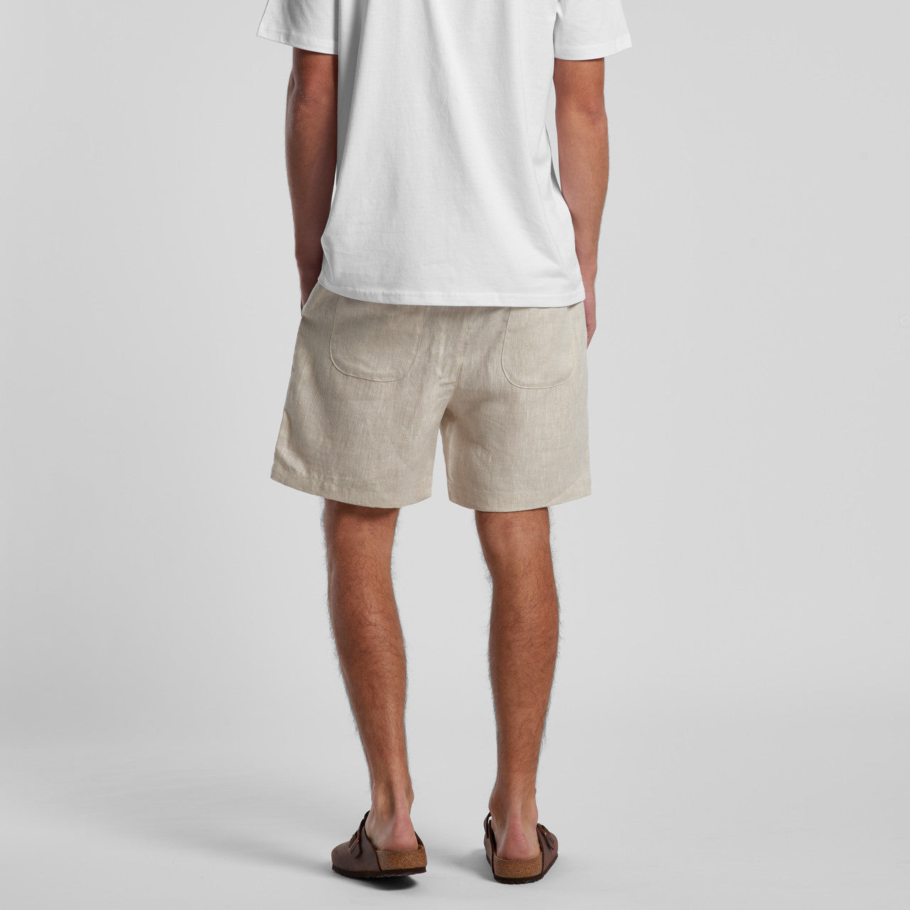 Linen Shorts 18" Back