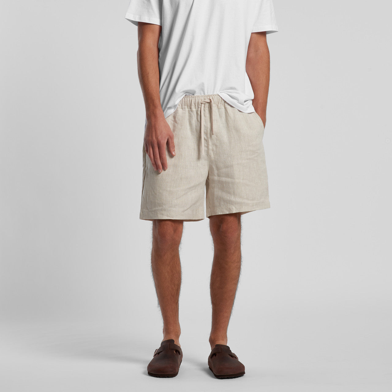 Linen Shorts 18" Back