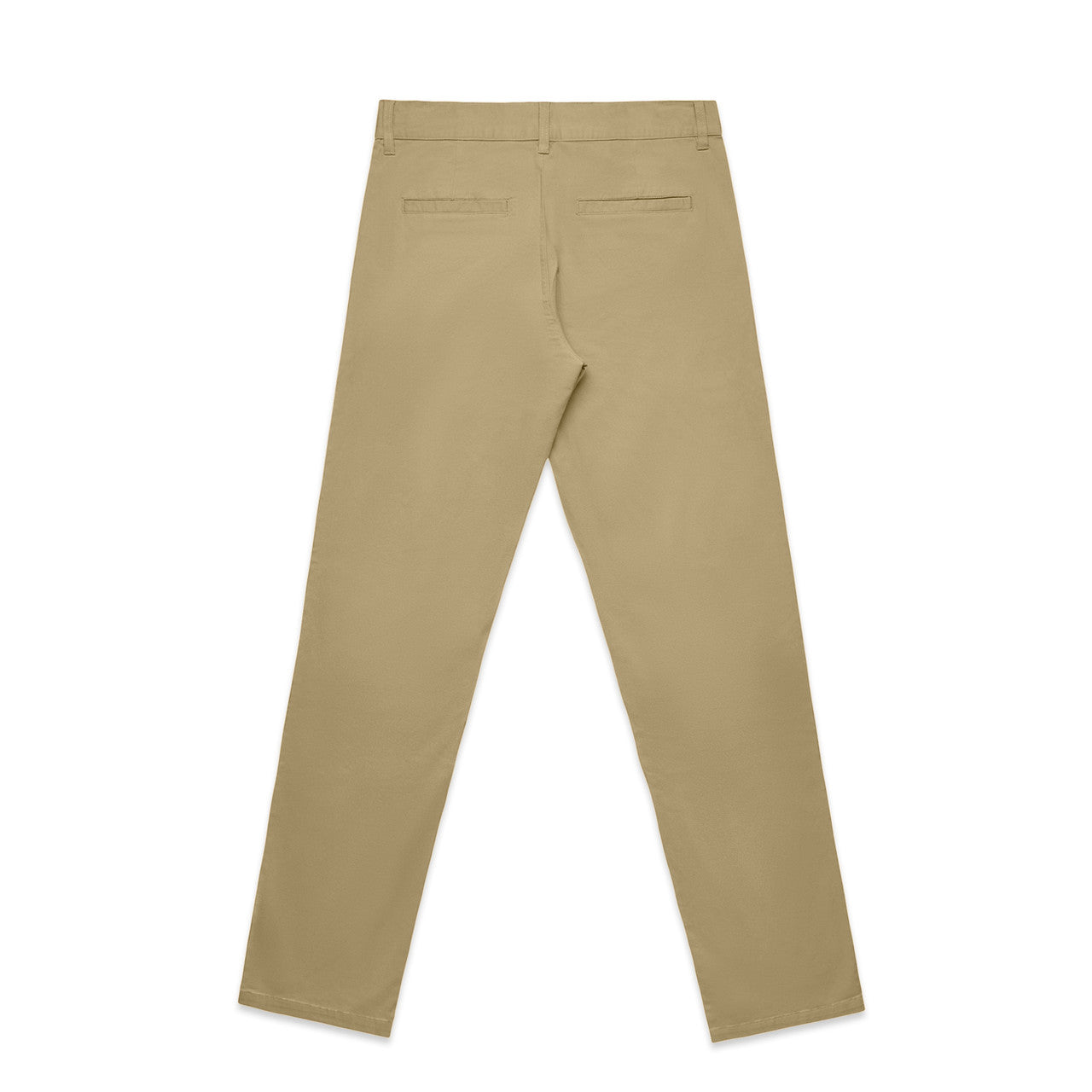 Straight Pants Khaki - Back