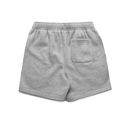 Relax Track Shorts 18" Grey Marle - Back