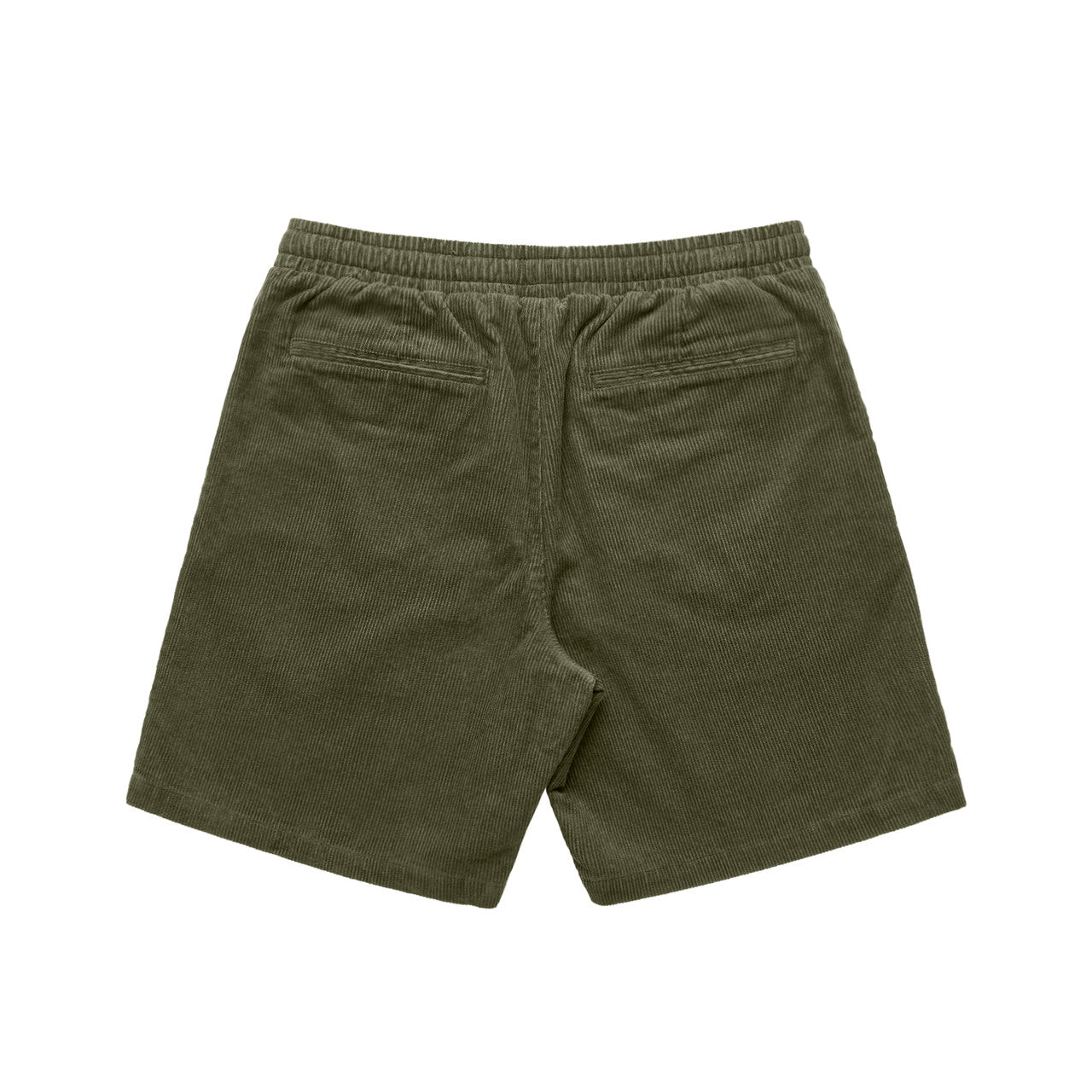 Cord Shorts 18" Army - Back