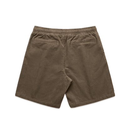 Cord Shorts 18" Walnut - Back