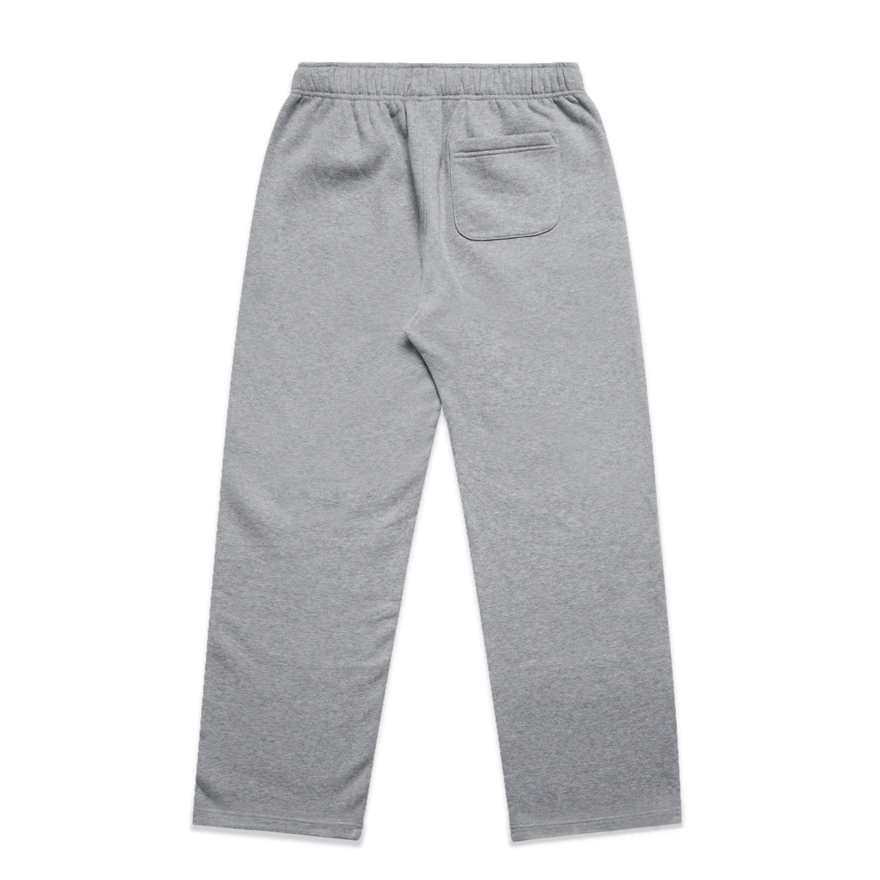 Relax Cuffless Track Pants Grey Marle - Back