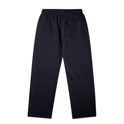 Relax Cuffless Track Pants Ink Blue - Back