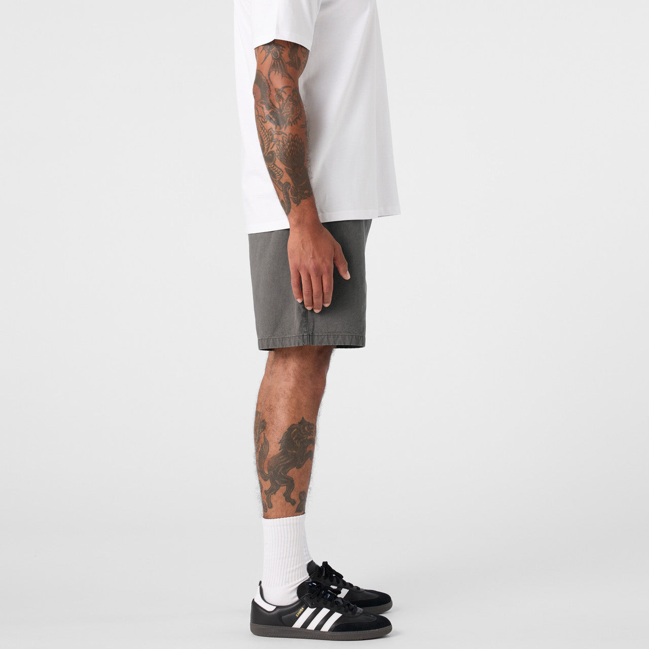 Faded Walk Shorts 18" Side
