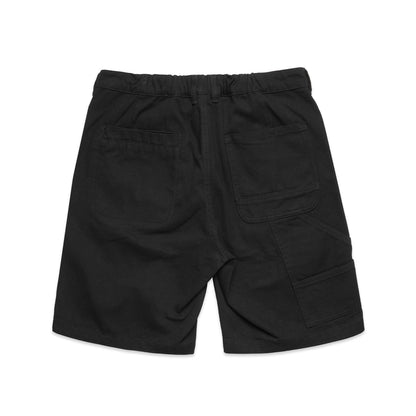 Canvas Shorts 20" Black - Back