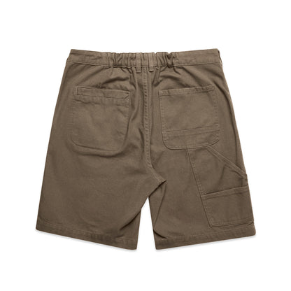 Canvas Shorts 20" Walnut - Back