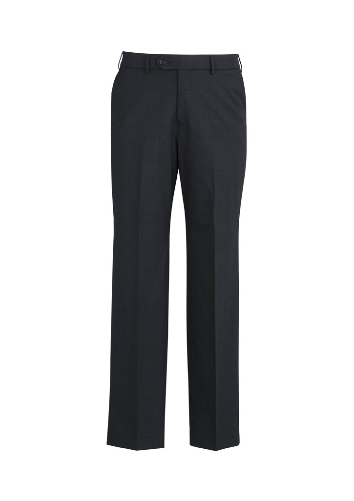 Mens Comfort Wool Stretch Adjustable Waist Pant - Charcoal 127