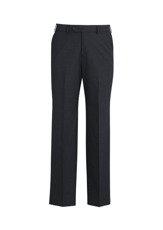 Mens Comfort Wool Stretch Adjustable Waist Pant - Charcoal 127