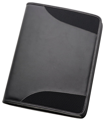 A4 Non-Leather Compendium - Black