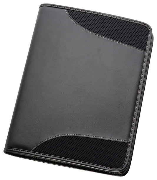 A4 Non-Leather Compendium - Black