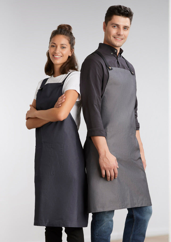 Urban Bib Apron - Slate FRE