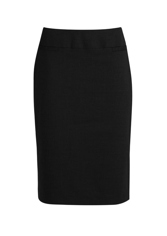 Womens Classic Below Knee Skirt - Charcoal Marle 26