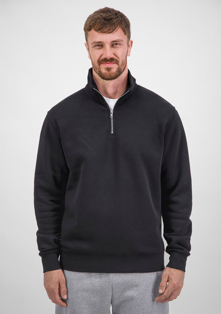 Mens Everyday 1/4 Zip - Grey Marle 3XL