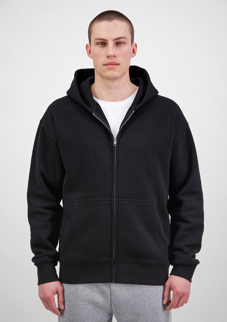 Mens Everyday Zip Hoodie - Grey Marle 3XL