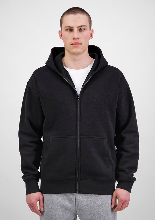 Mens Everyday Zip Hoodie - Grey Marle 3XL