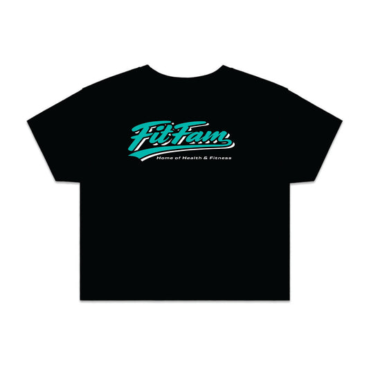 FitFam Women's Martina Crop Tee
