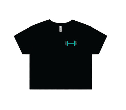 FitFam Women's Martina Crop Tee