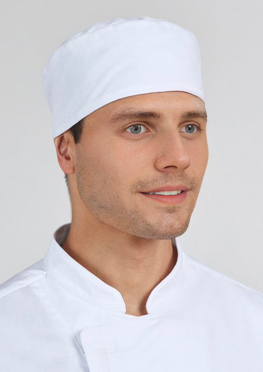 Mesh Flat Top Hat - White FRE