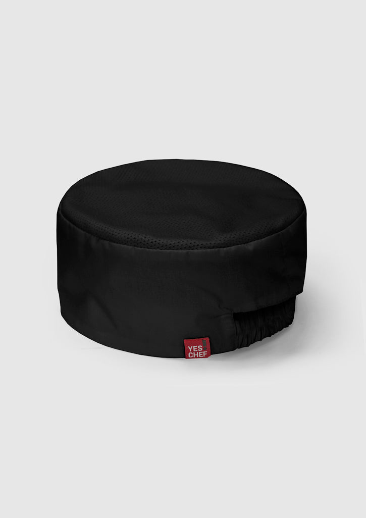 Mesh Flat Top Hat - Black FRE