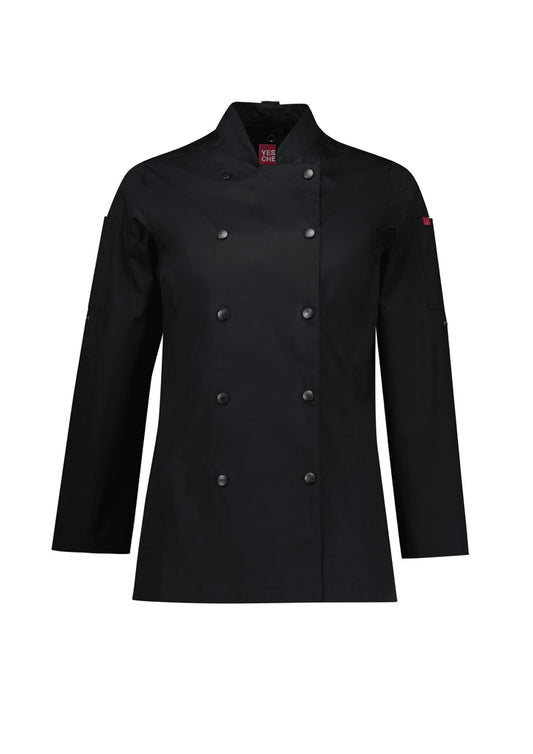 Womens Gusto Long Sleeve Chef Jacket - White 2XL