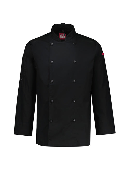 Mens Gusto Long Sleeve Chef Jacket - White 4XL