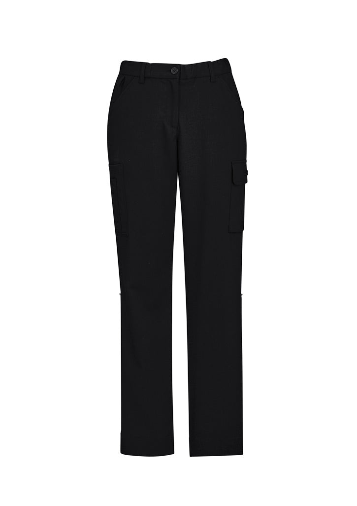 Womens Comfort Waist Cargo Pant - Charcoal 30