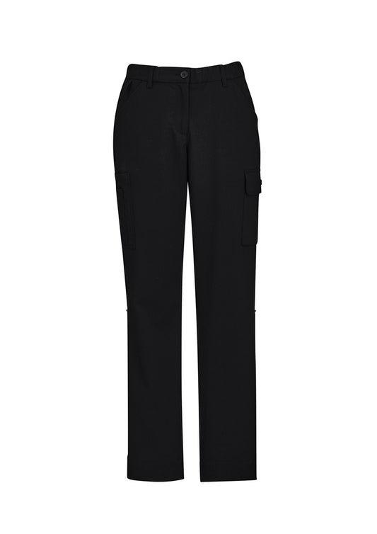 Womens Comfort Waist Cargo Pant - Charcoal 30