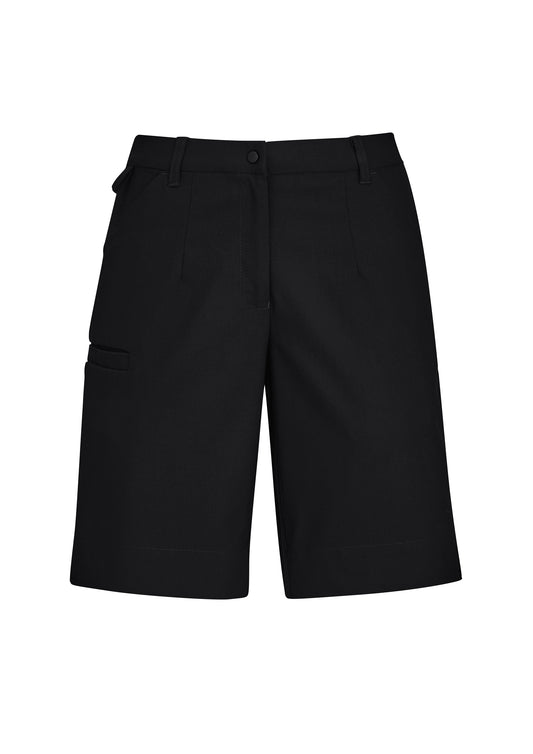 Womens Comfort Waist Cargo Short - Charcoal 20