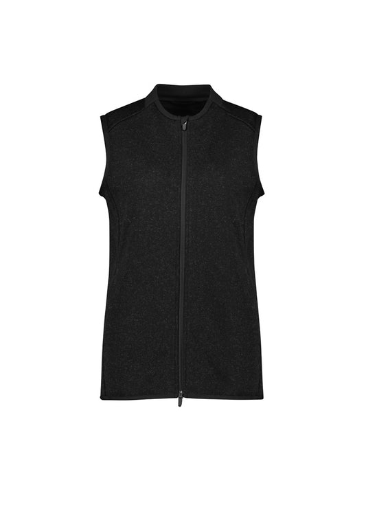 Womens Nova Zip Front Vest - Navy Marle 3XL